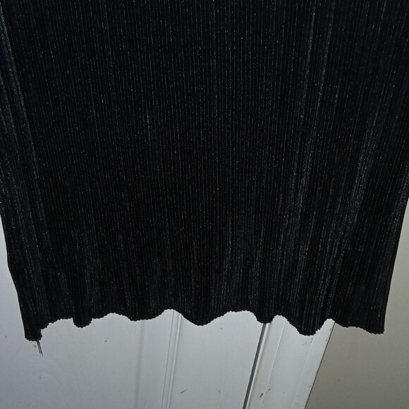 Kaari blue Curvy black crinkle elastic wide leg dress pants Sz 2X - Picture 4 of 7
